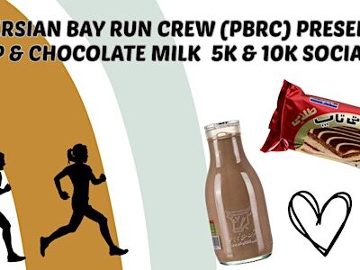 Persian Bay Run Crew (PBRC):Ti-Tap & Chocolate Milk 5K & 10K Social Run