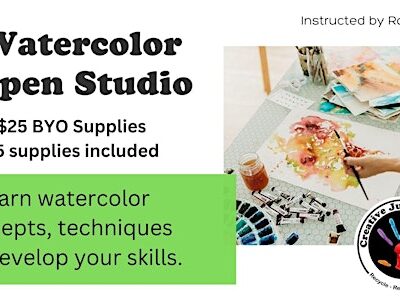 Watercolor Open Studio
