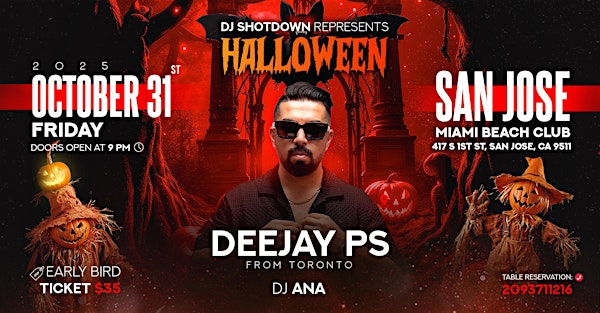 Haunted Heat: Persian Halloween Party with DJ PS